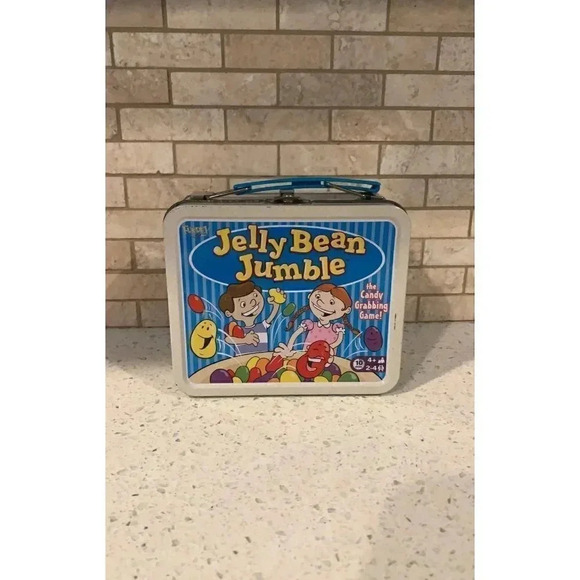 Jelly Bean Jumble - The Candy Grabbing Game! Tin lunch box - Picture 1 of 5